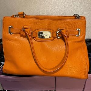 Michael Kore leather hand bag